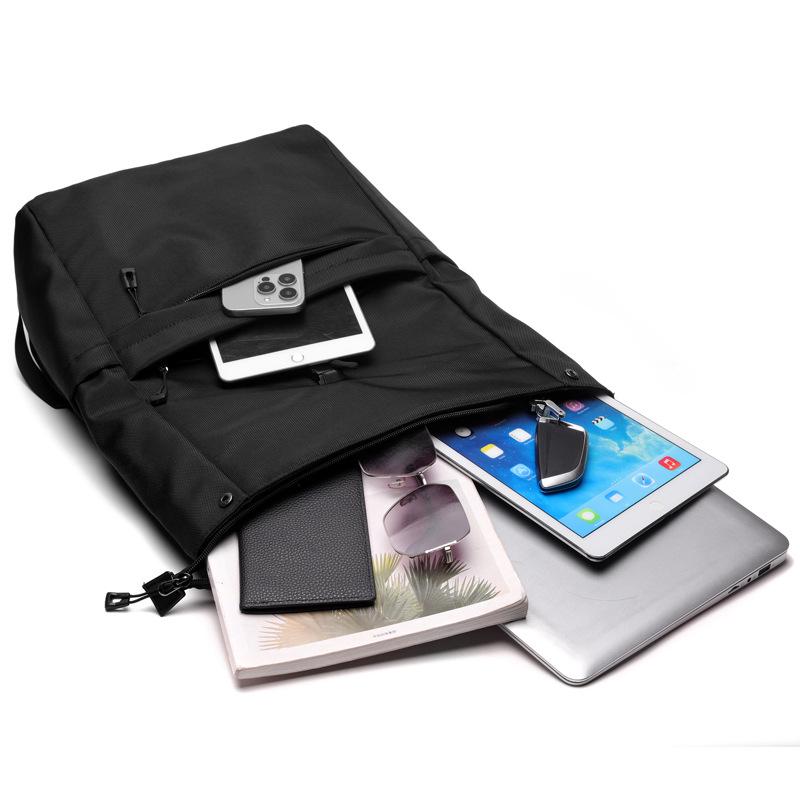 Men's Large Capacity Nylon Travel Backpack - Versatile for Outdoor, Sports, and School