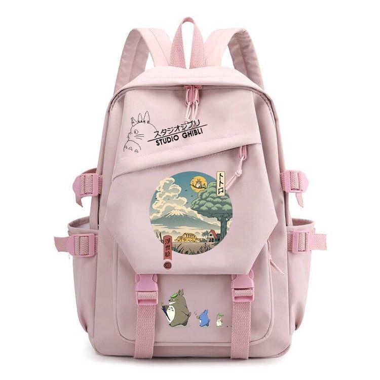 Animation Printing Student Schoolbag Outdoor Travel Bag Large Capacity Business Computer Bag Casual Backpack