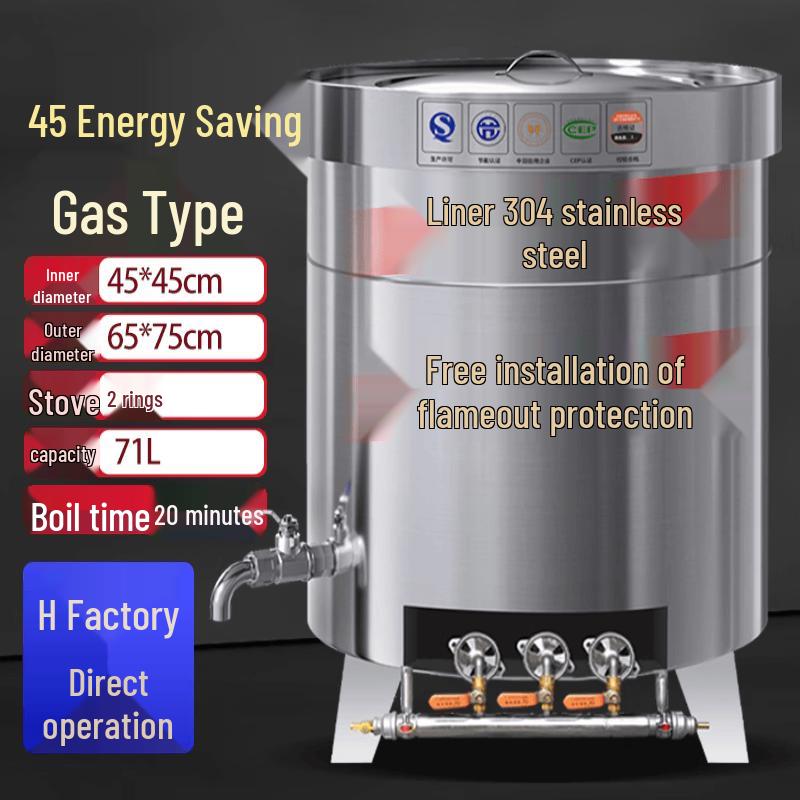 Commercial Heavy-Duty Gas/Electric Stock Pot
