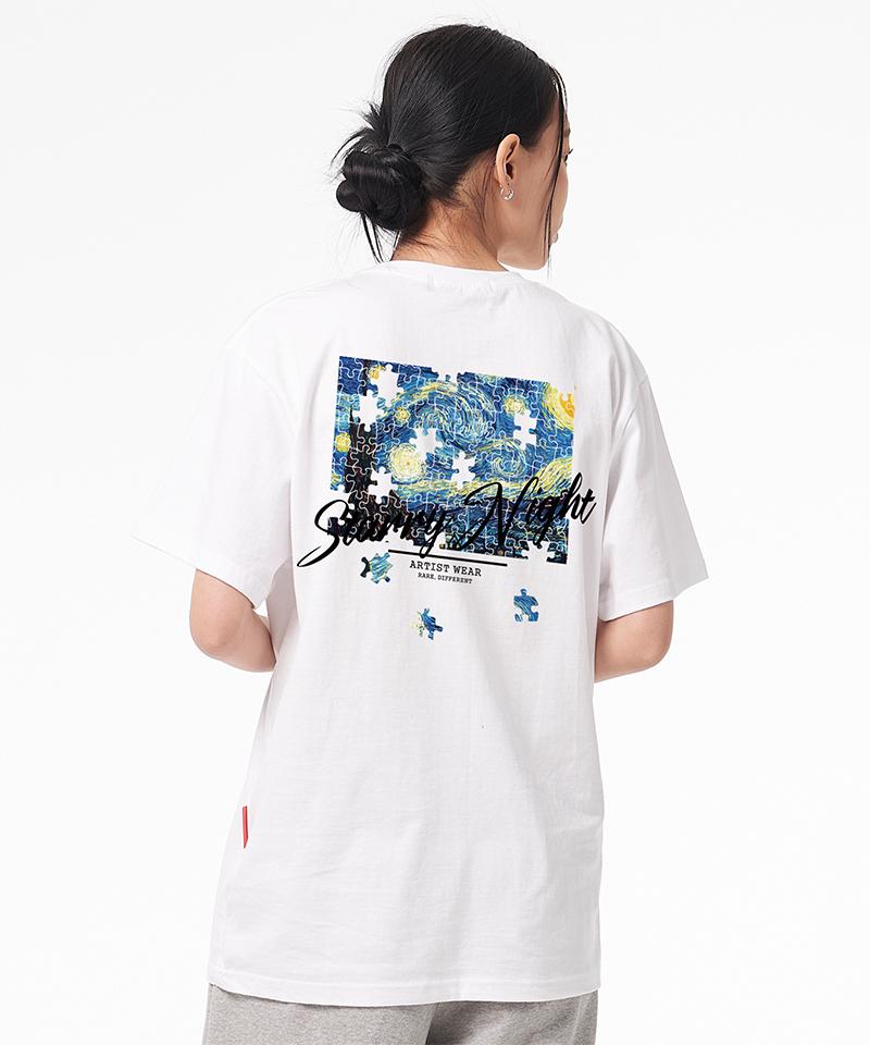 ARTISTWEAR [Atw] Starry Night Short Sleeve T-Shirt