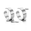 10pcs Stainless Steel Gold Adjustable Open Rings for Jewelry Making with Jump Ring Settings DIY Hip-hop Accessories Supplies
