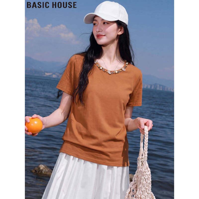Basic House Women s Short Sleeve T-Shirt L