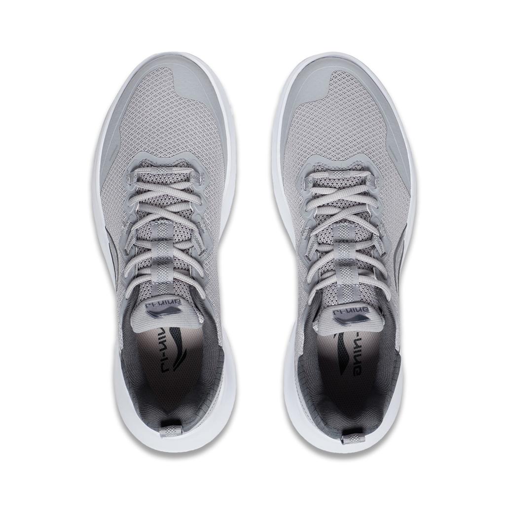 Li-Ning Non-Slip Durable Low-Top Running Shoes Men Sneakers Gray ARST089-2