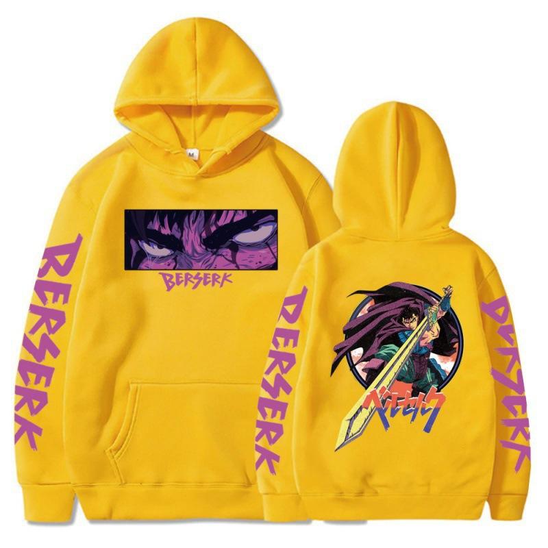 Autumn And Winter Berserk-Sword Wind Legend, Casual Fleece Hoodie Hoodie For Men And Women