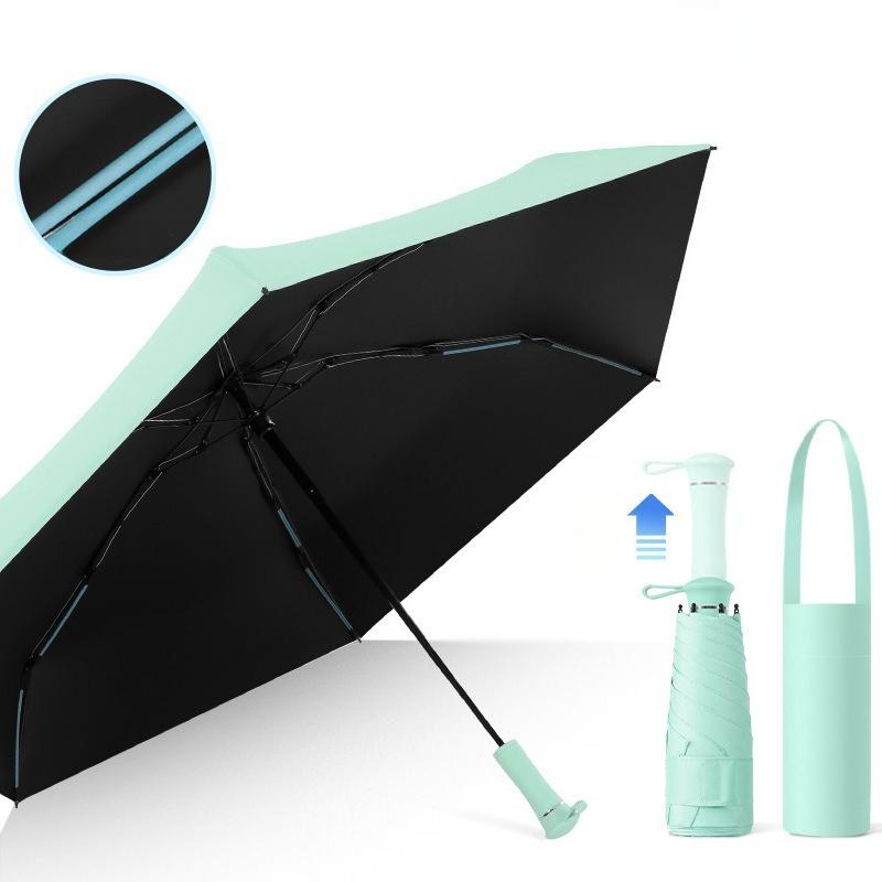 Travel Umbrella Folding Umbrella Lightweight Heat Blocking Windproof Sun  Rain Protection Practical Household Product