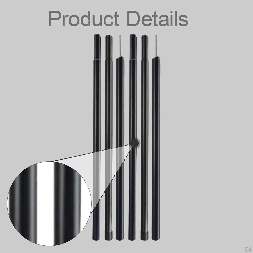 1.5 Meters Tent Awning Wind Wall Support Pole Replacement for Headroom Canopy Accessory Portable