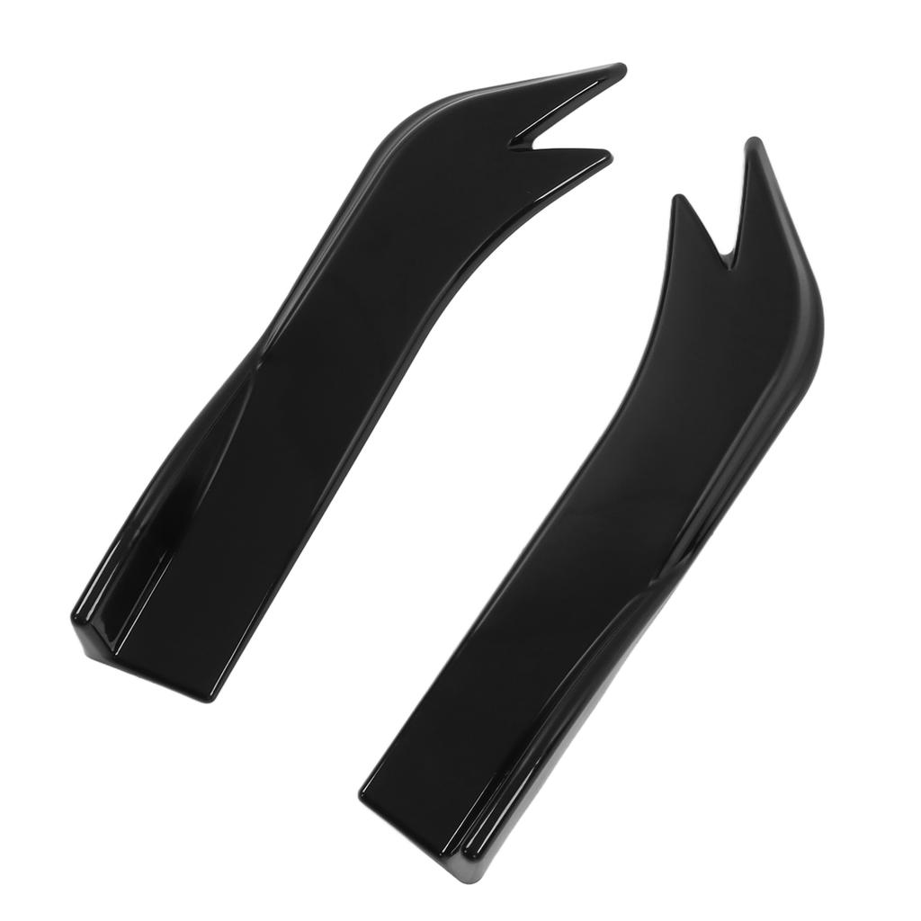2 Stück Auto Stoßstange Hinten Lippe Diffusor Splitter Seitenschweller Canard oder mit Befestigungsschrauben