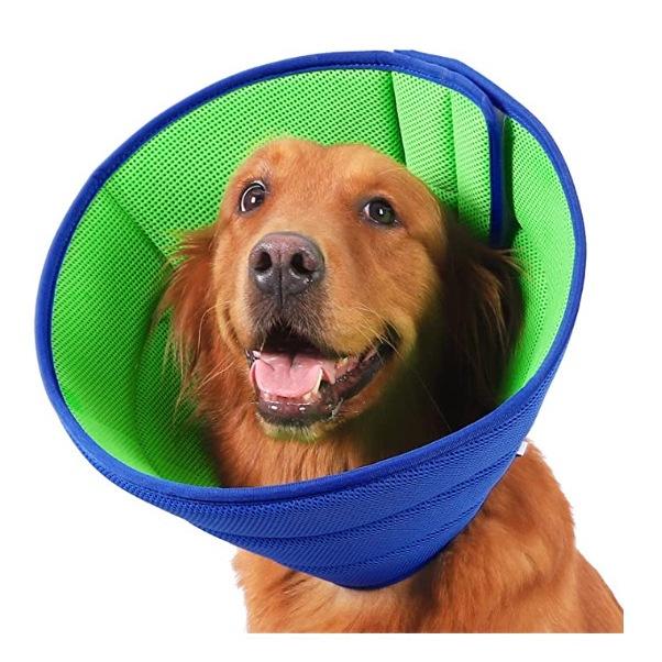 

Pet Anti-Bite Protective Elizabethan Collar for Cats & Dogs S морская волна