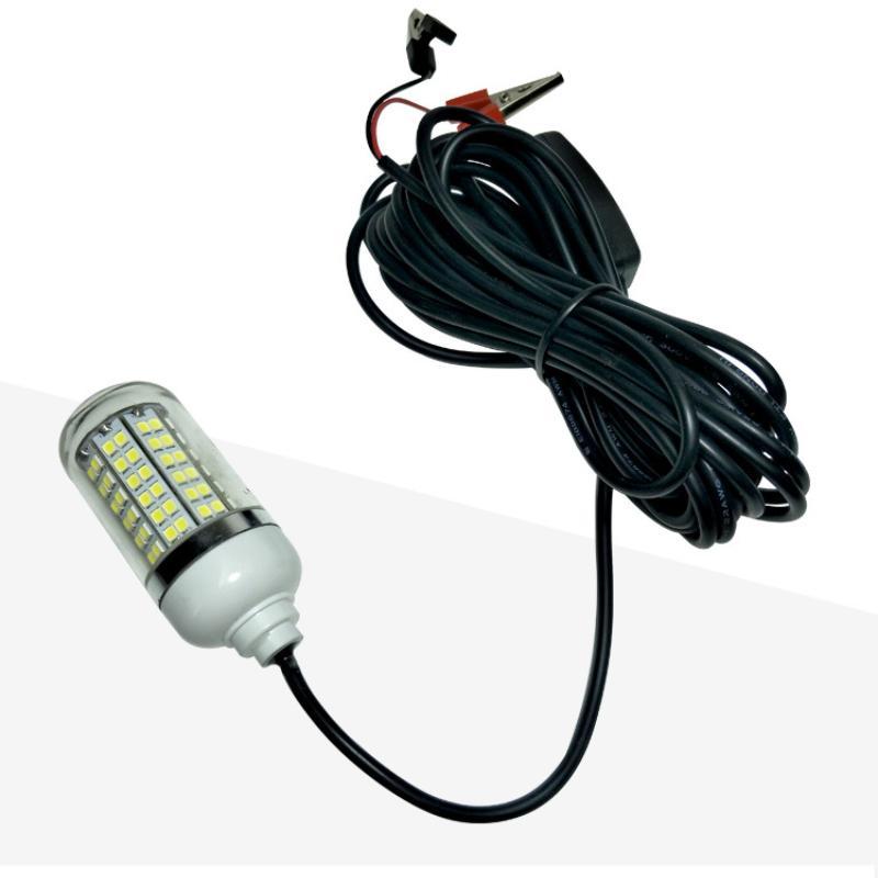 Underwater Fishing Light Lightweight Submersible Light Led Fish Attractant Lamp For Saltwater Freshwater Use