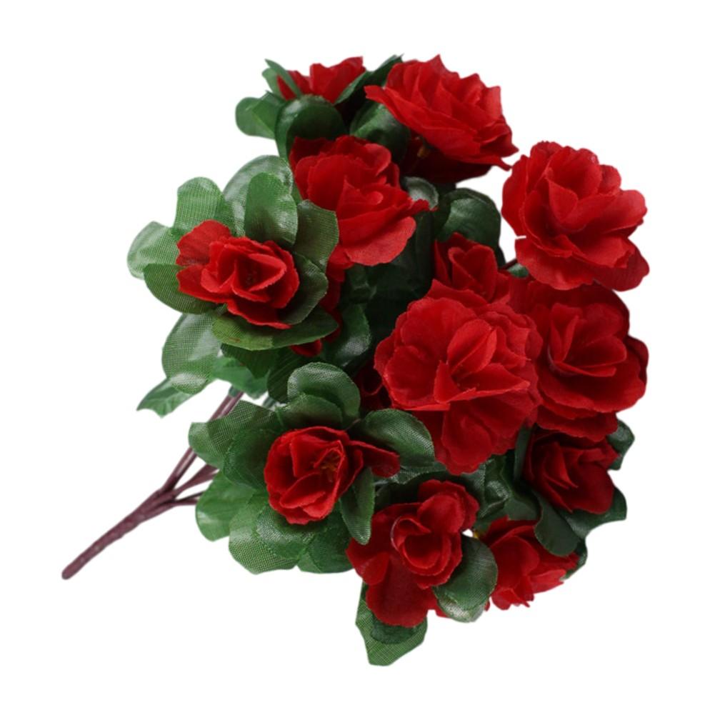 Lifelike Petals Silk Azalea Bouquet Artificial Azalea