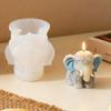 Elephant Silicone Mold for Handmade Soaps Candles Plaster Craft Ideal for Valentine's Day & Easter Crafting