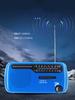 Portable Solar Hand Crank Radio 1200mAh USB Portable Outdoor Emergency Speaker Stereo Emergency Hand Crank