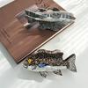 Novelty Grouper Hair Clip Realistic Hair Claw Clip Cute Fish Hair Claw  For Women