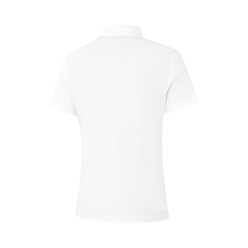 Li-Ning Comfortable Versatile Breathable Polo Shirt Women tops White APLW146-2