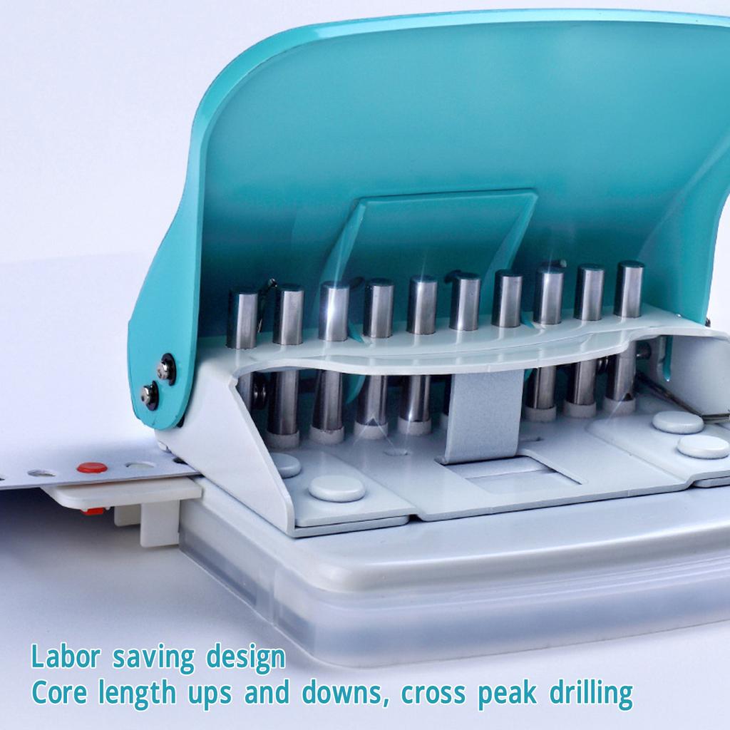 Paper Spiral  Machine DIY All Metal Lacquered Body Portable Loose Leaf Paper Hole Puncher for A4    for School