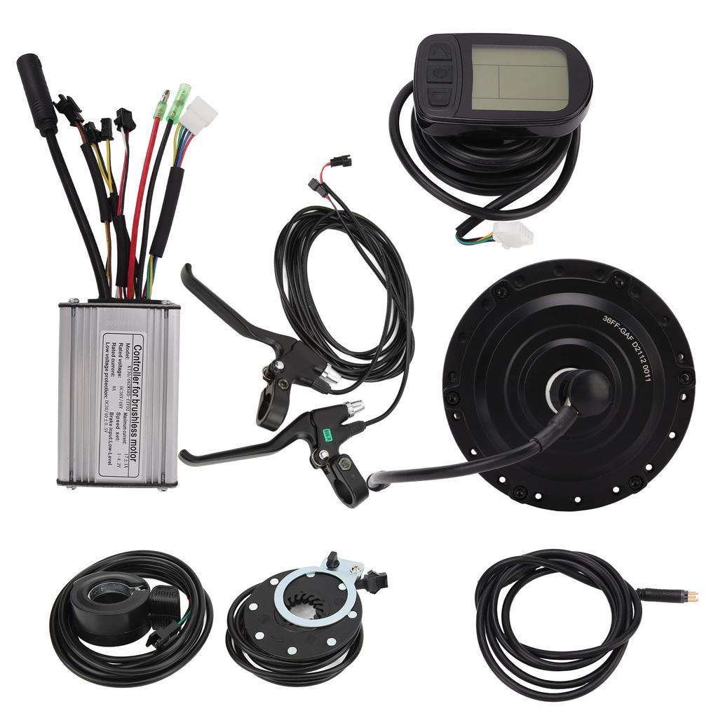 Mountain Bike Conversion Kit 36V 350W Bicycle Modified Front Drive Motor for Mountain Bike Electric BicycleFits 26inch