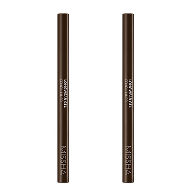 MISSHA Long Wear Gel Pencil Liner, 4 Colors (12 Options)