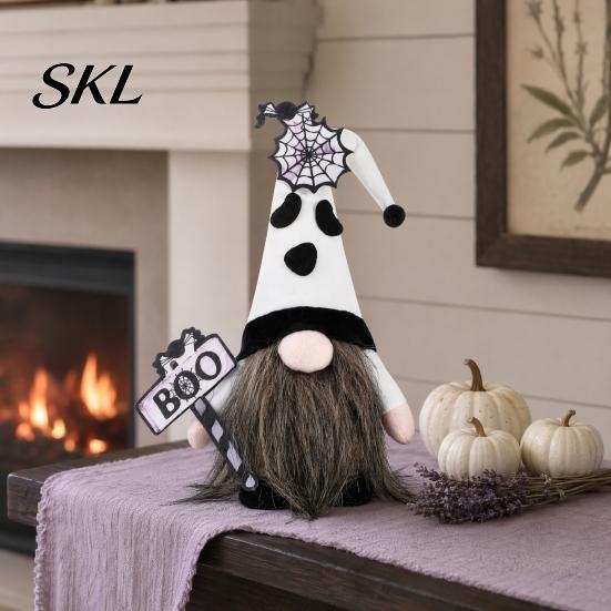 Halloween Home Decor Gnome Decor, Faceless Doll Figurine for Shelf Table, Spooky Festive Decorations Cute Ornament Party Home, Trick or Treat