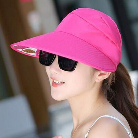 Korean Style Women's UV Protection Foldable Sun Hat - Outdoor & Travel Casual Hat
