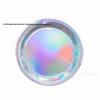 Dazzling 7" & 9" Silver Laser Paper Plate Set - Colorful Disposable Party Decor