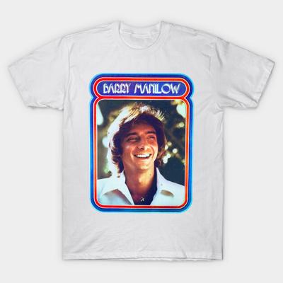 Barry Manilow T-Shirt Kurzarm Alle Größen Unisex T-Shirt
