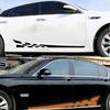 2pcs Car Vinyl Wrap Film - Racing Stripes & Camouflage Pattern DIY Decals for Auto Body Hood, Universal Fit Glossy Matte Finish