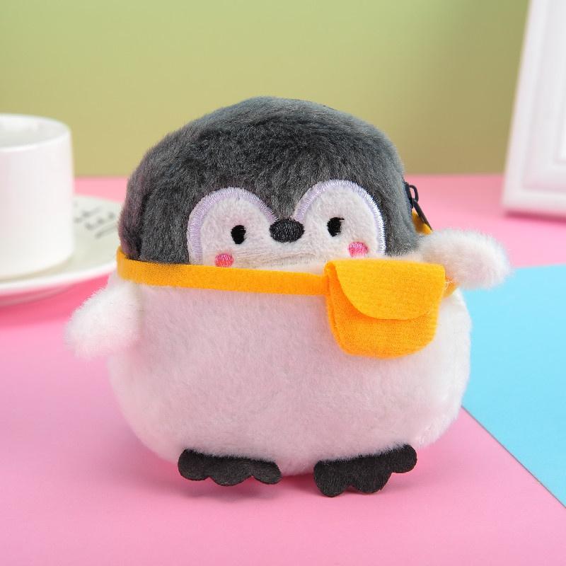 Shoulder Bag Little Penguin Kawaii Penguin Plush Wallet Soft Penguin Plush Coin Purse Girls Lovers Valentine's Gifts Small Wallet Ladies