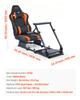 VEVOR Racing Wheel Stand, Heavy-Duty Simulator Cockpit Steering Stand with Dual-Rail Dual-Arm, Fit Logitech G25,G27,G29,G920,G923