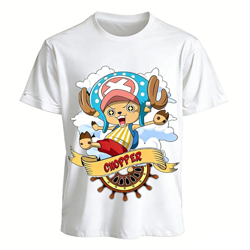 Streetwear One Piece Chopper Anime T Shirt Men Women Cotton Short Sleeve Tee Tops Casual Graphic Tee Y2k Clothes 2026 Summer New
