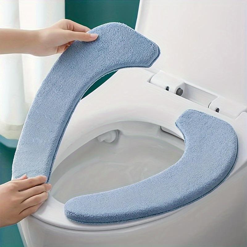 [ Toilet Cushions] Soft Set of Washable Toilet Seat Cushions - Thickened and Comfortable Warm Seat Cover - Easy Installation