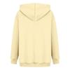 Ladies' Casual And Fashionable Solid Color Long Sleeved Hooded Warm Shirt Loose And Comfortable Hoodie