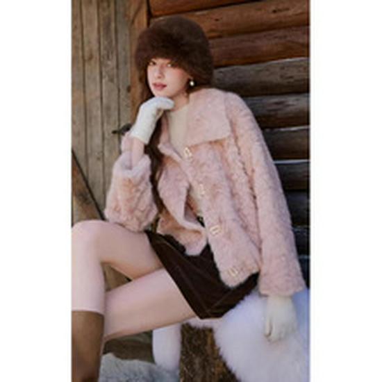 **Fulan Casual Retro Plaid Lapel Jacket - Women's Early Autumn/Winter Top**