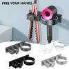 Convenient Hair Appliance Rack Wall Mount Blow Dryer and Flat Iron Holder with Strong Adhesion Styling Tool Organizer