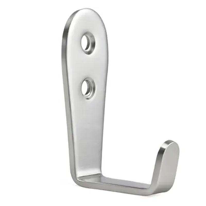 Stainless Steel Wall Hooks Heavy Duty Coat Key Holder For Home Garage Office Silver 8/10pcs