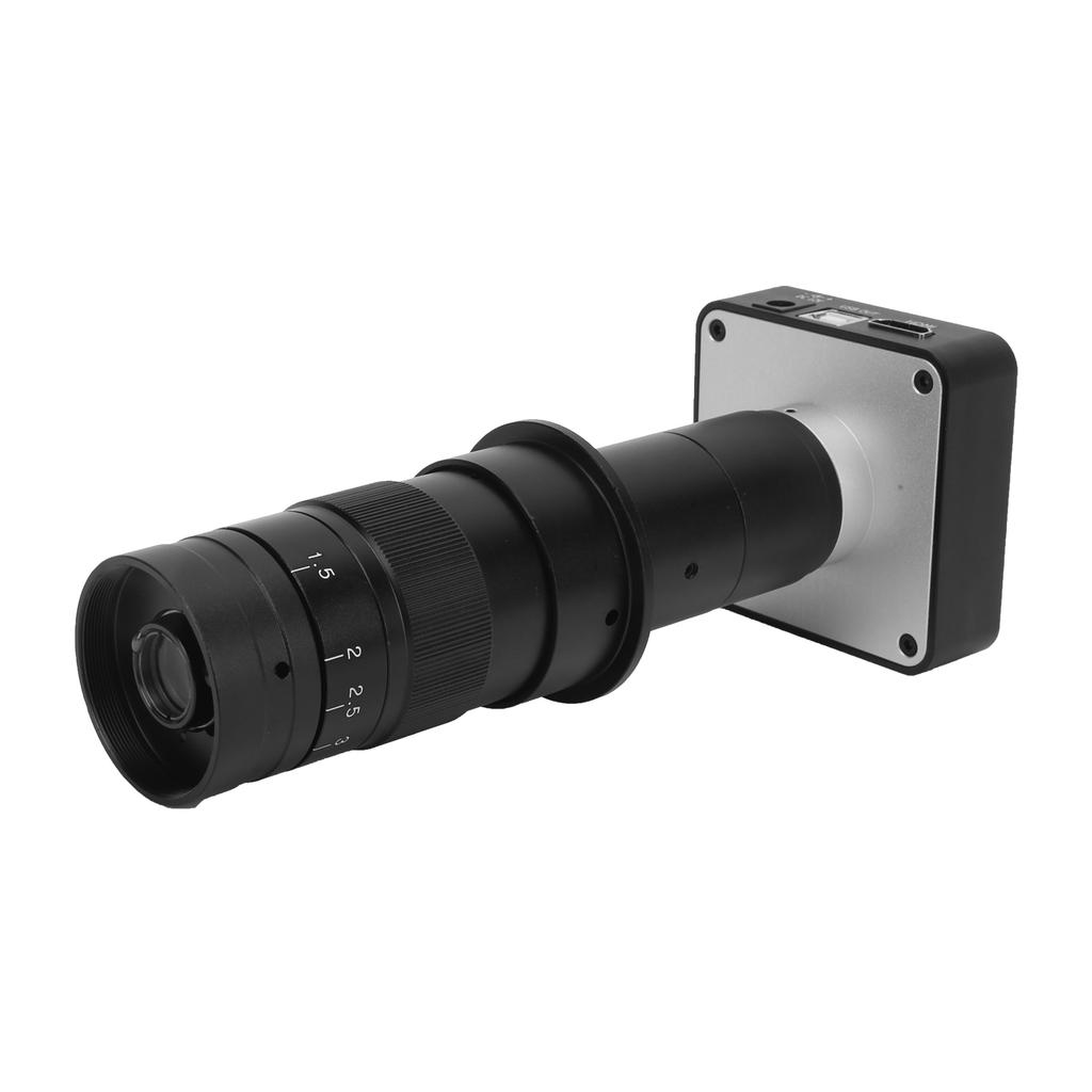 FHD USB Microscope Camera 41MP Microscope Camera with 180X C Mount Lens for Industry Phone PCB WeldingUS Plug