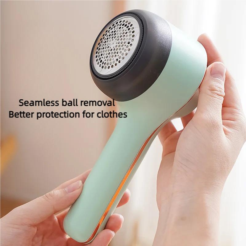 Lint Remover For Clothing Hair Ball Trimmer Fuzz Pellets Clothes Sweater Fabric Shaver with LED Digital Electric Fluff Lint Remo
