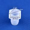 PP Direct Connector G1/2" 3/4" Female Thread To 4~25mm Barb Joint Micro Irrigation Garden Water Pagoda Hose Joint Aquarium Tank Fittings