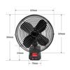 12W Wireless Portable Fan Household Rechargeable High-power Fan Outdoor Camping Small Lithium Battery Electric Fan