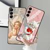 Phone Cover Case for Samsung Galaxy A25 A16 A23 A73 A51 A52 A36 A37 A57 A15 A06 A55 A53 A17 A05 A70 A50 A41 A13 A12 Cute Angel
