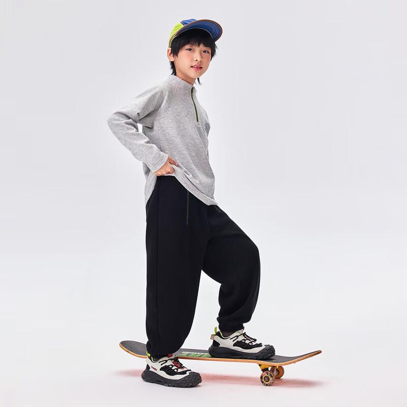 EBAER Kids Fleece-lined Casual Sports Pants 140