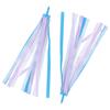 2pcs Ribbon Streamers Decorative Colorful Cloth Tassels for Boys Girls Scooter Bicycle Handlebar3