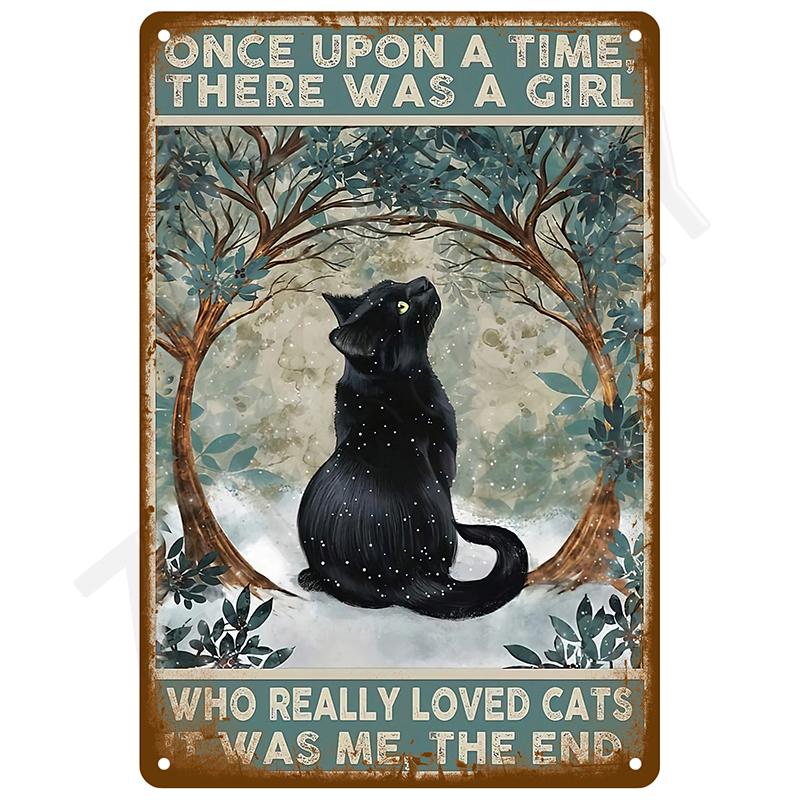 Retro Tin Sign Vintage Metal Signs Plates Posters House Interior Bathroom Wall Art Mural Aesthetic Room Home Decor Decorations