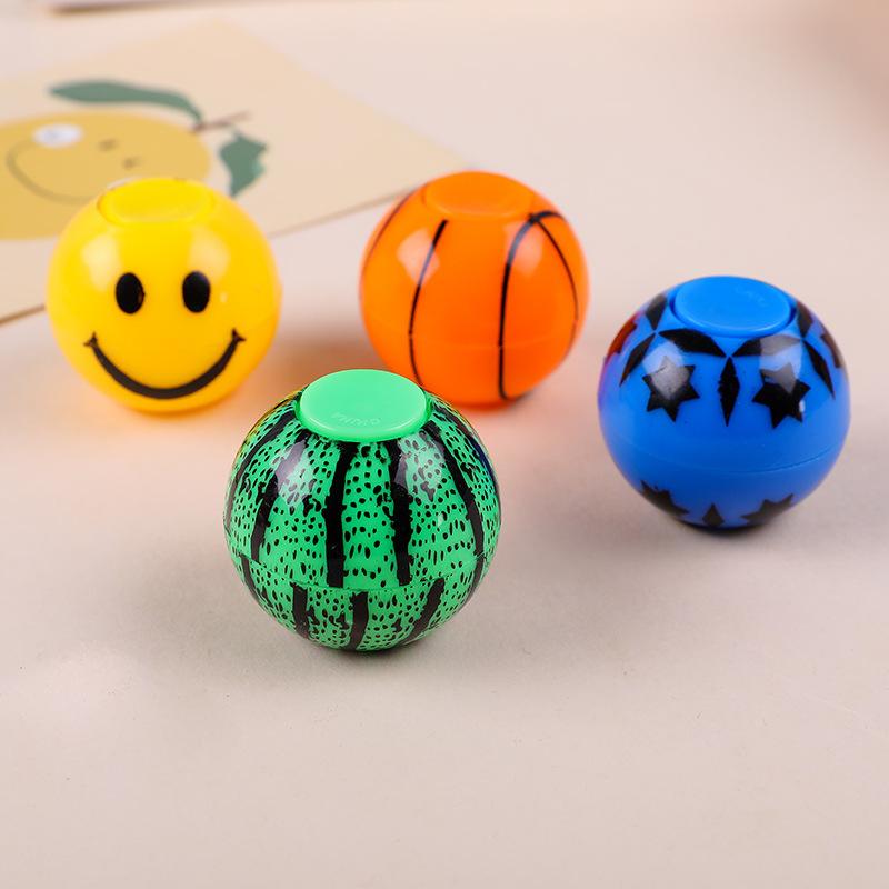 1/5/10PCS Colorful Spinner Ball Children Toys Mini Spinning Football Fidget Toys Stress Relief Spinner Fidget Toy Mini Ball
