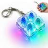 Led Light Up Keyboard Switch Fidget Keychain Stress Relief Toy Colorful Clicky Mechanical Sensory Pendant Gift
