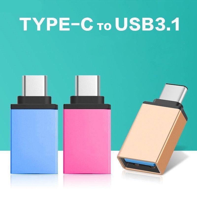 USB-C Type C 3.1 Male To USB 3.0 Type A Female Adapter Sync Data Hub OTG