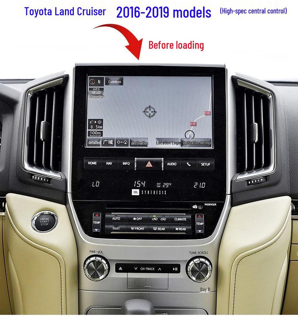 Compatible CarPlay for Toyota Land Cruiser (2016-2020) Android Navigation System