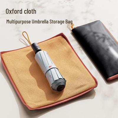 Microfiber Splash-Proof Umbrella Storage Bag with Moisture-Absorbing Folding Cover