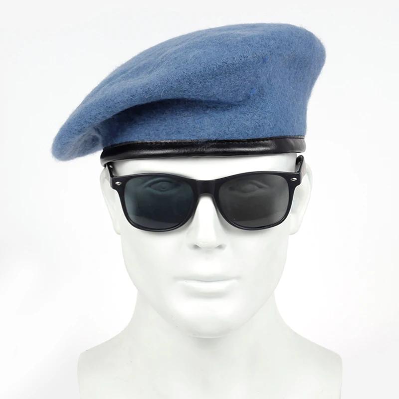 Mode Tienkleurige Effen Baretmuts Mode Casual Hoed Herfst En Winter Warme Hoeden Hip Hop Buiten Warm Houden Petten