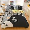 Copripiumino Stampato Cartone Animato 3D Raffinato My Neighbor T-Totoro Set Biancheria da Letto Piumone Letto Casa Giovanile Decorazione Bambini Ragazzi Ragazze Regalo