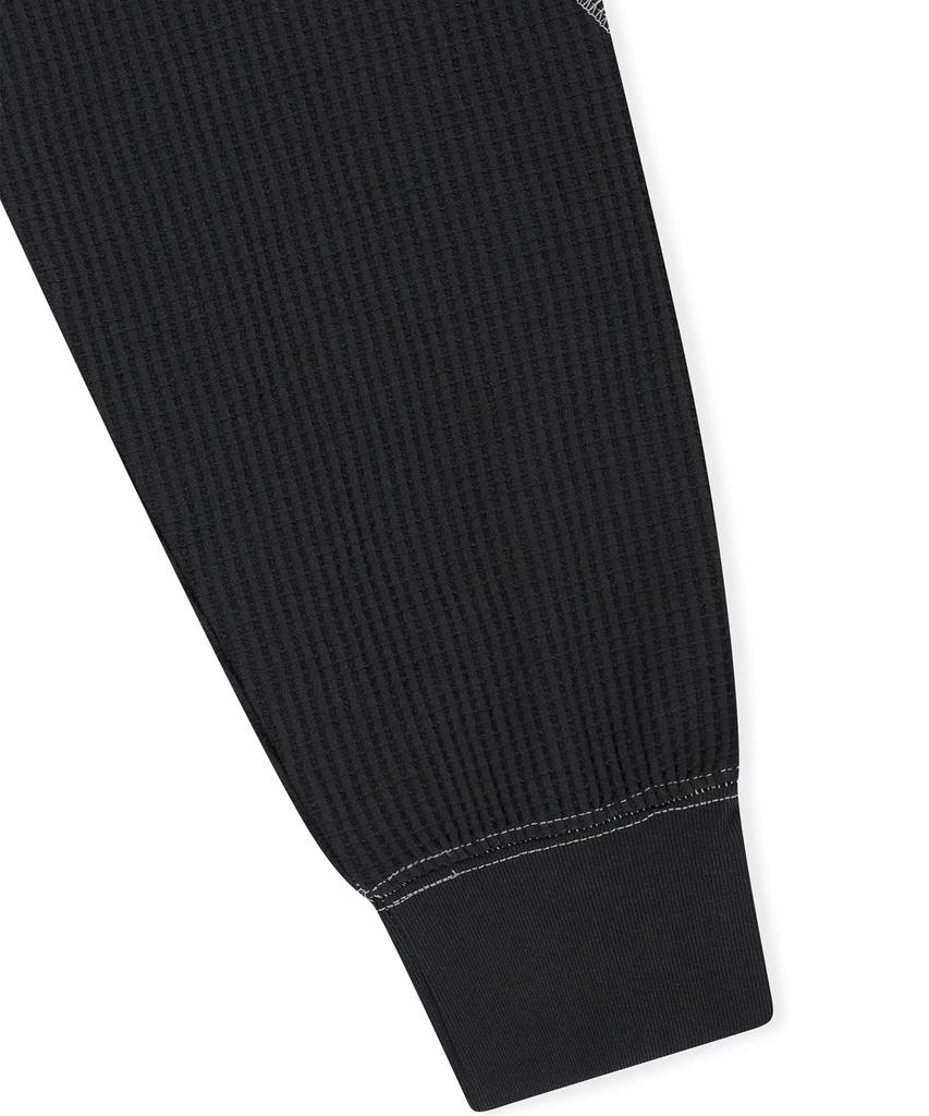 Sseonleobeutueo Aero Waffle Ls Tee Black